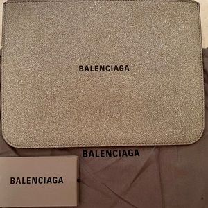 Balenciaga leather pouch/clutch